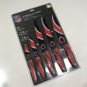 Chicago Bears 5 Piece Cutlery Knife Set